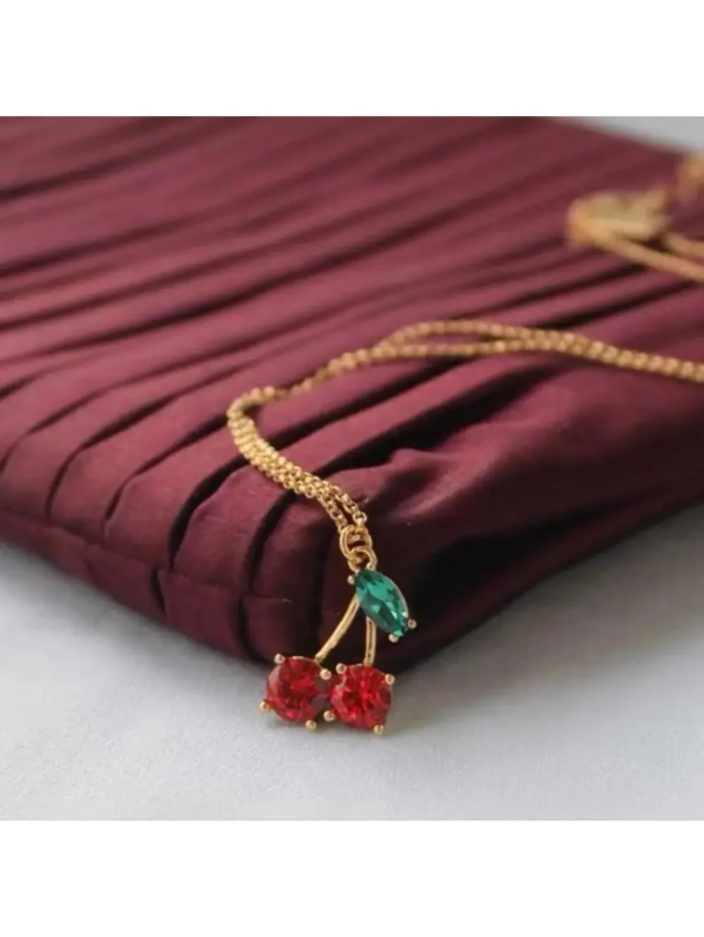 Kate Spade Ma Cherie Cherry Mini Pendant Necklace